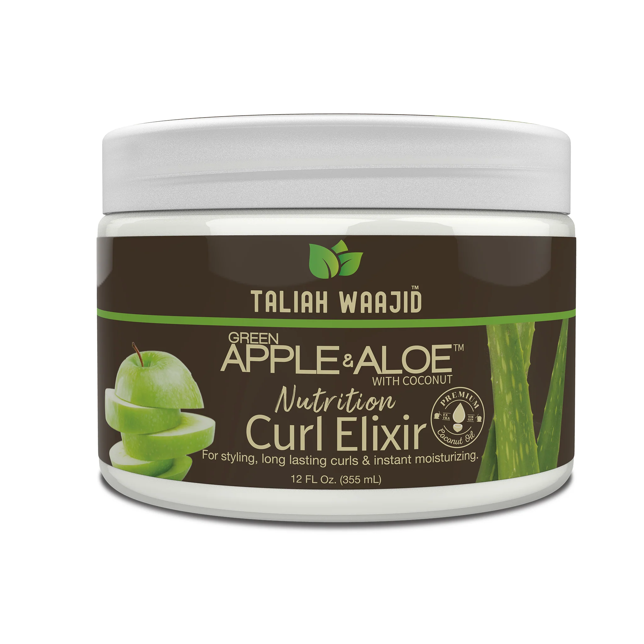 Green Apple & Aloe Nutrition Curl Elixir 12oz - Image 6