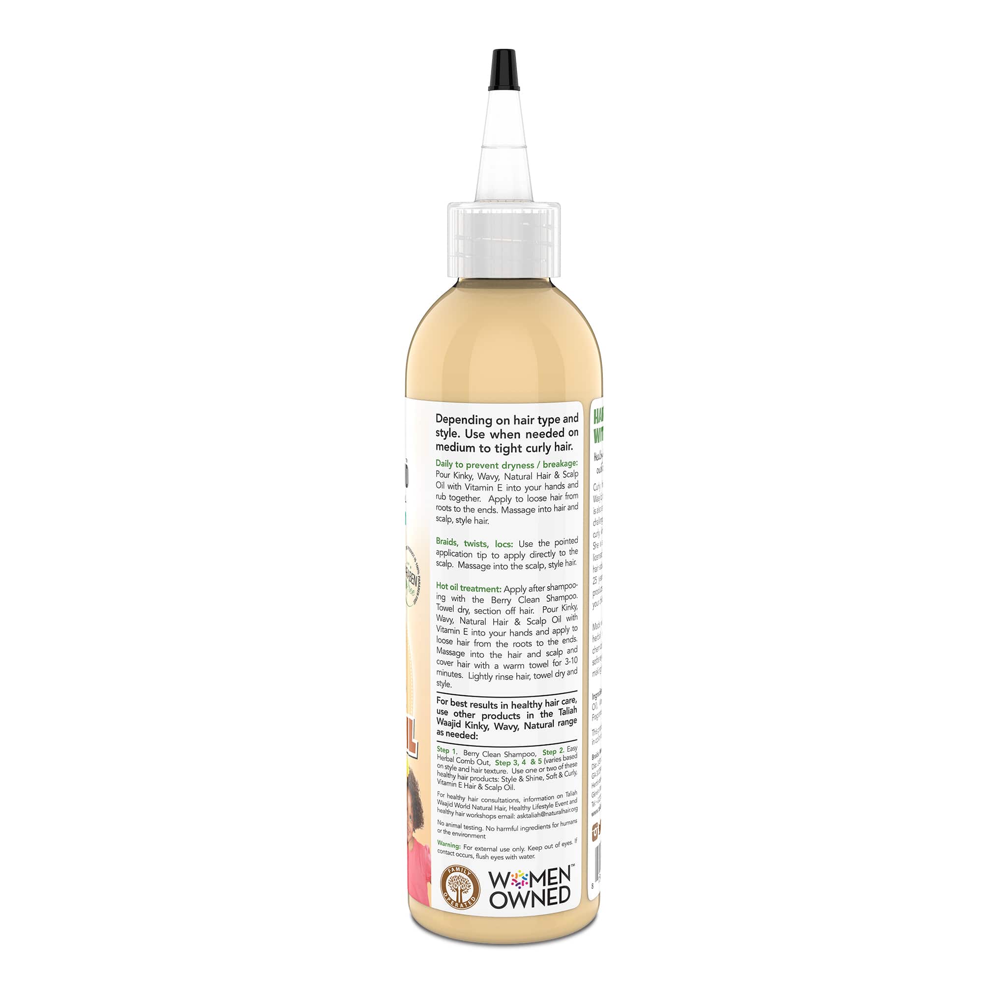 Hair & Scalp Oil With Vitamin-E 8oz - Image 3