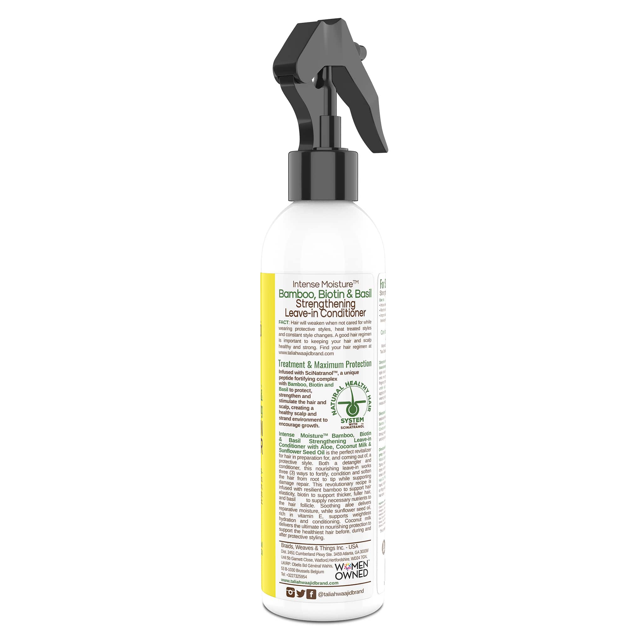 Intense Moisture™ Bamboo And Coconut Milk Strengthening Leave-in Conditioner 8oz - Image 3