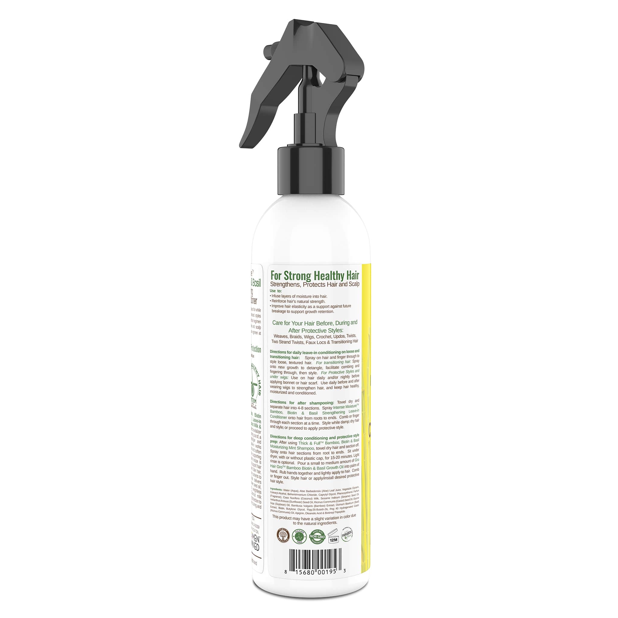 Intense Moisture™ Bamboo And Coconut Milk Strengthening Leave-in Conditioner 8oz - Image 4