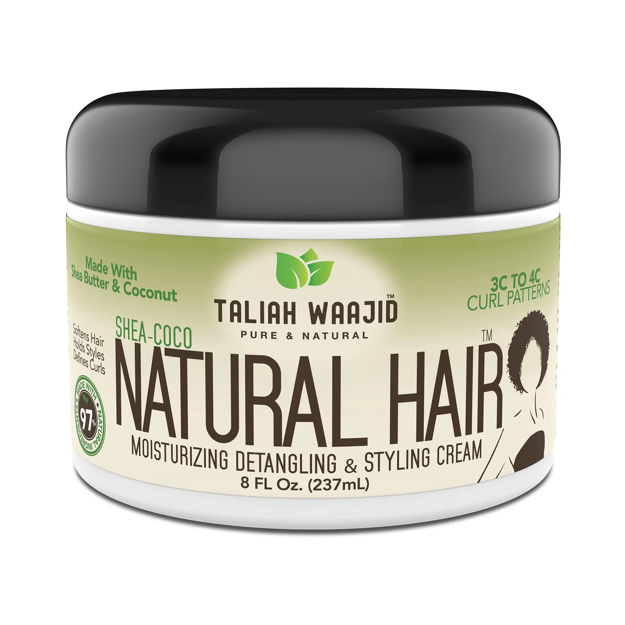 Shea-Coco Natural Hair Style Cream 8oz for 3C-4C Hair - Image 6